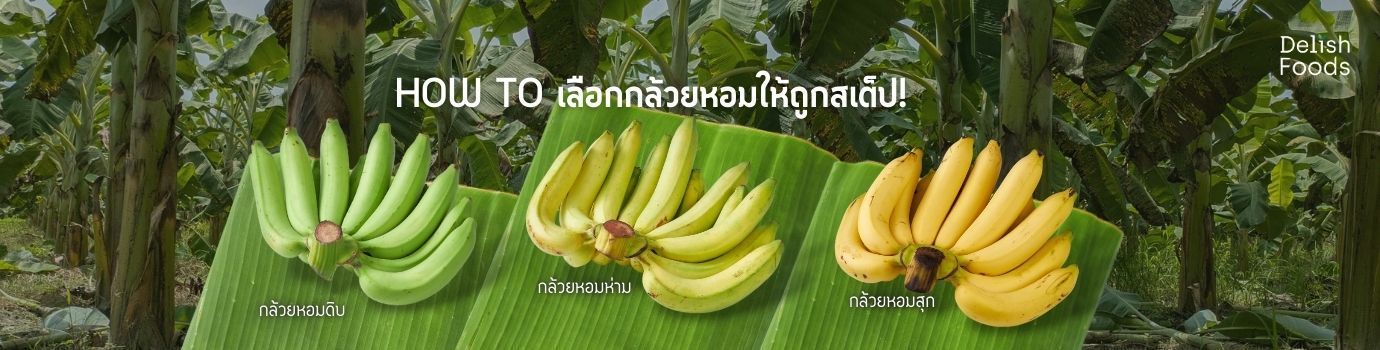 HOW TO เลือกกล้วยหอมให้ถูกสเต็ป! พร้อมวิธีการเก็บรักษาให้อยู่นาน